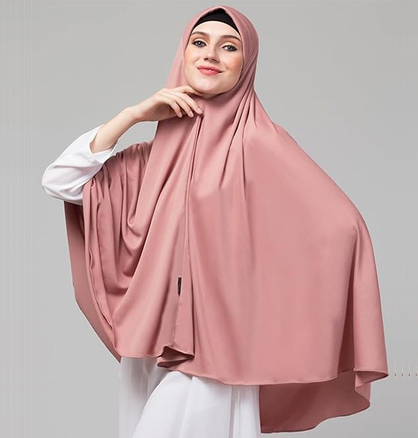 Ready To Wear Instant Prayer Pink Hijab