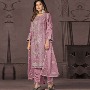 Fepic Rosemeen Designer Wedding Wear Organza Suit