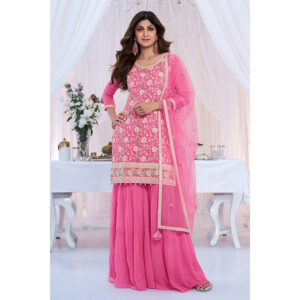 Islamic Fashion Long Flair Kurti with Palazzo