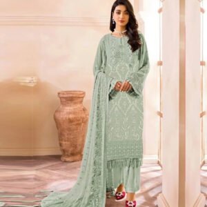 Royal-Embroidered-Georgette-Kurti-With-Plaza-with-Dupatta