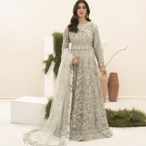 Heavy-Worked-Butterfly-Net-Pistachio-Color-Pakistani-Wedding-Maxi-Dress